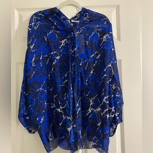 Blue Zara blouse